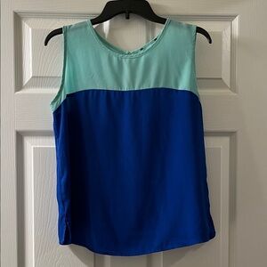Charlotte Russe Aqua and Royal Blue Tank Top